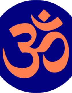 Aum_Om_navy_blue_circle_coral.svg